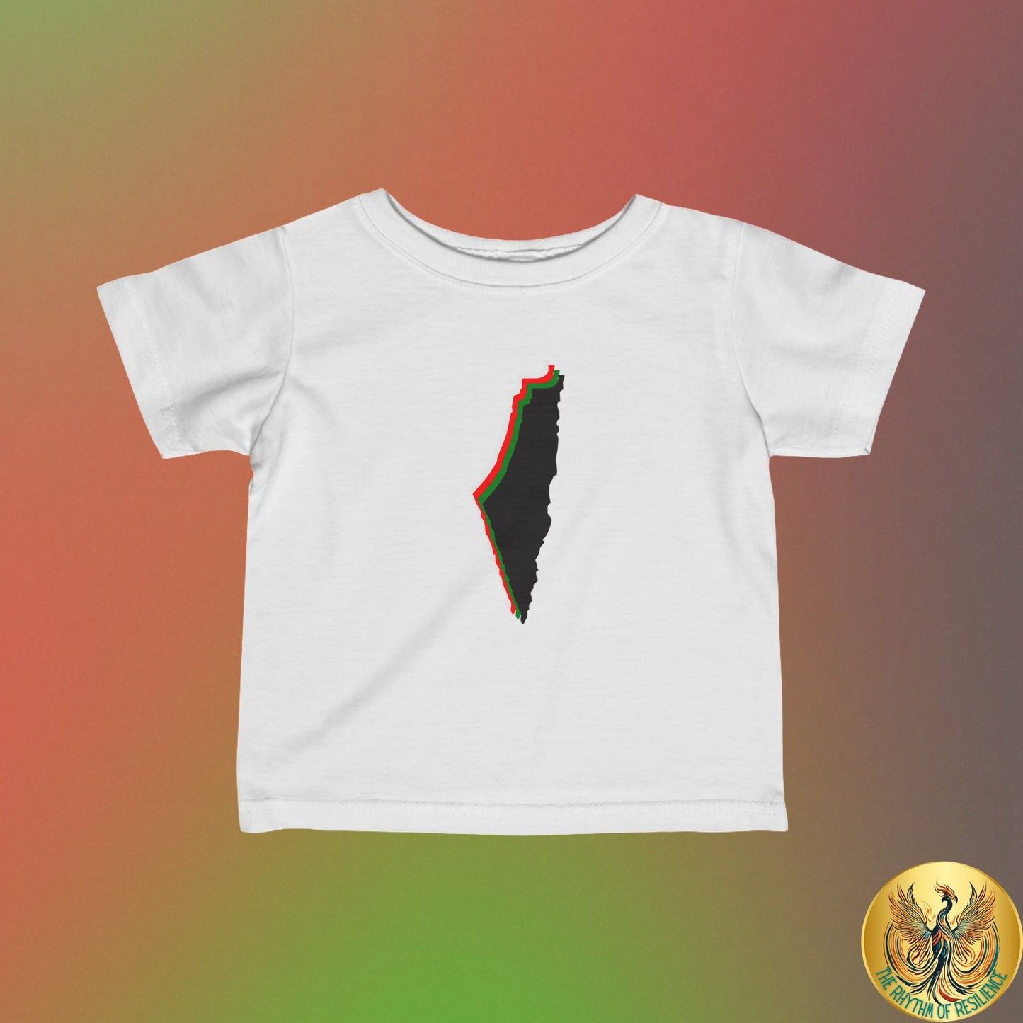 Palestine Map Infant Fine Jersey Tee