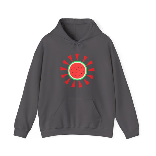 Watermelon Love  Palestine Spring Unisex Heavy Blend™ Hooded Sweatshirt
