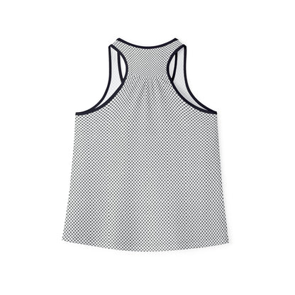 Black and White Kufiyah keffiyeh Print Women's Tank Top (AOP)