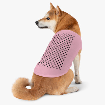 Pet Tank Top,keffiyeh print