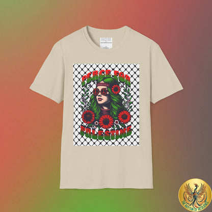 Peace for Palestine Unisex Softstyle T-Shirt