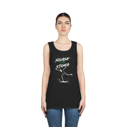 Copy of Squash The Stigma. Mental Health Awareness Unisex Heavy Cotton Tank Top