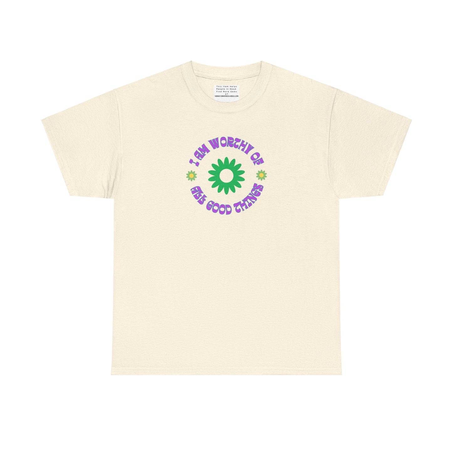 I AM WORTHY Unisex Heavy Cotton Tee