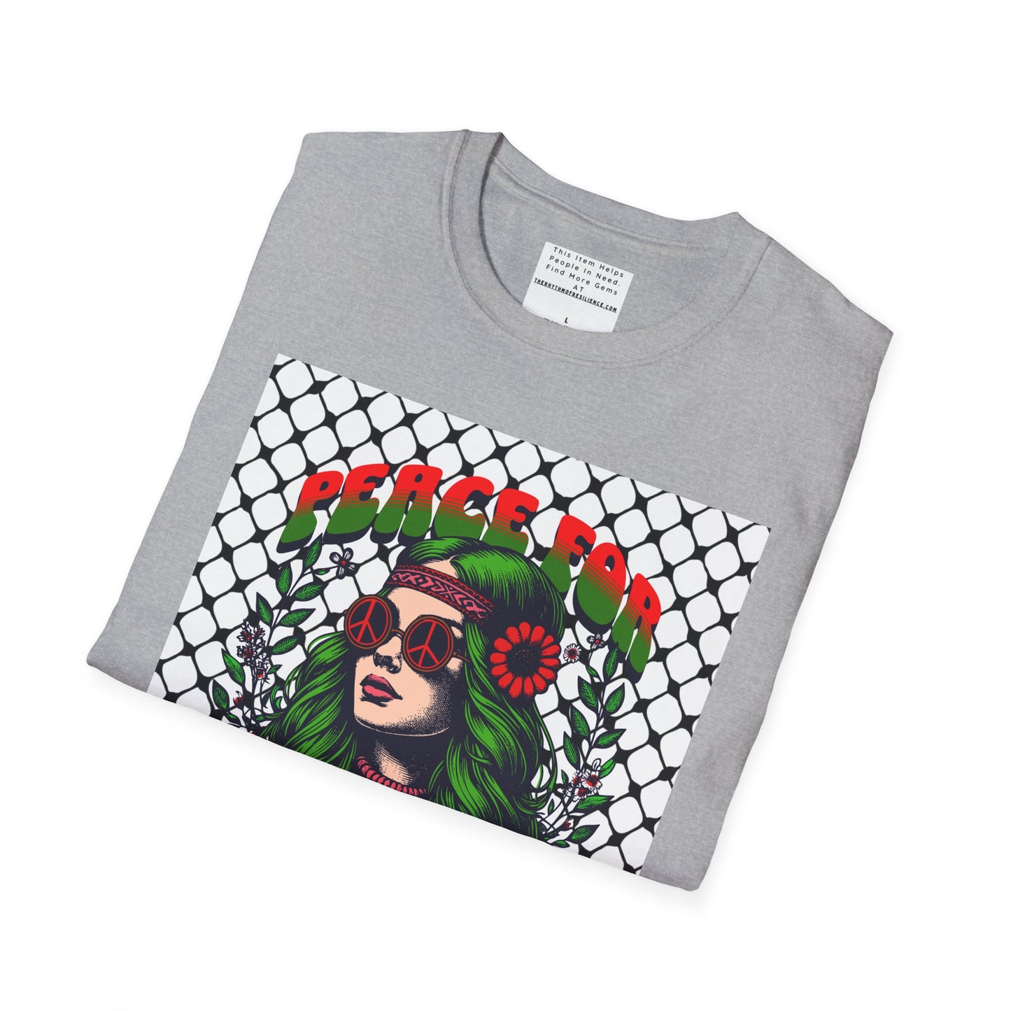Peace for Palestine Unisex Softstyle T-Shirt