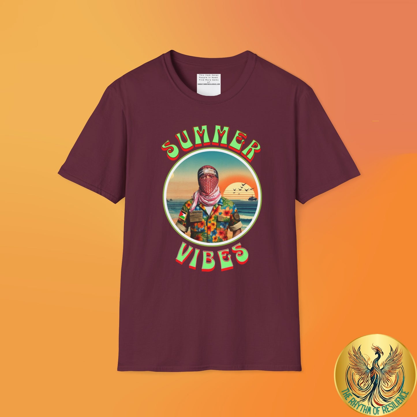 Summer vibes  Unisex Softstyle T-Shirt
