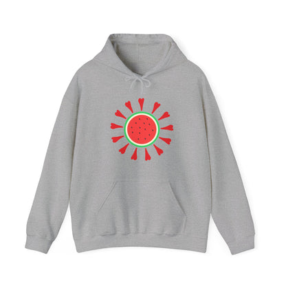 Watermelon Love  Palestine Spring Unisex Heavy Blend™ Hooded Sweatshirt