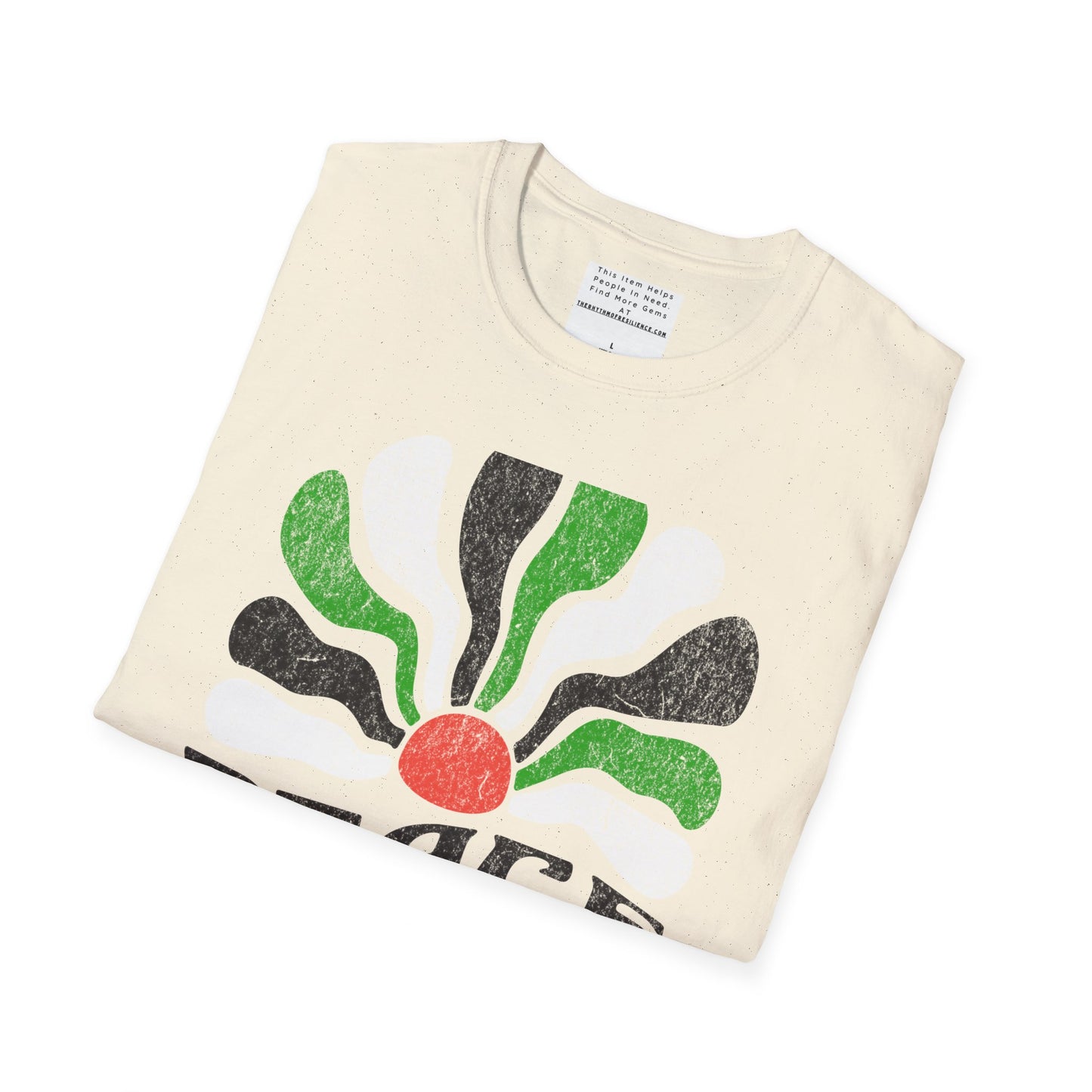 Peace for Palestine Unisex Softstyle T-Shirt