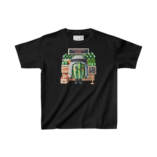 Watermelon  Heavy Cotton™ Tee stand with Palestine