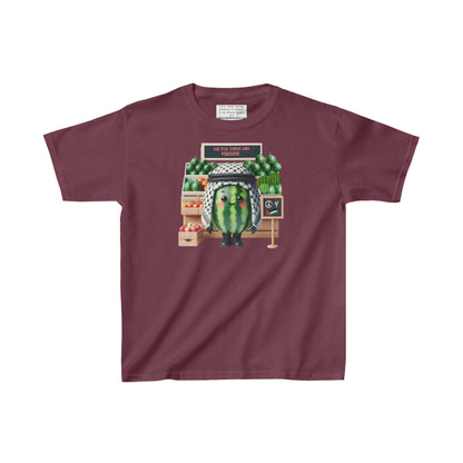Watermelon  Heavy Cotton™ Tee stand with Palestine