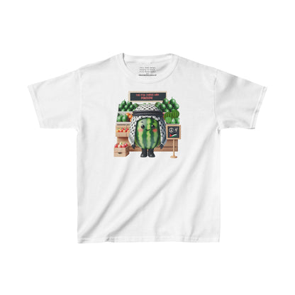 Watermelon  Heavy Cotton™ Tee stand with Palestine