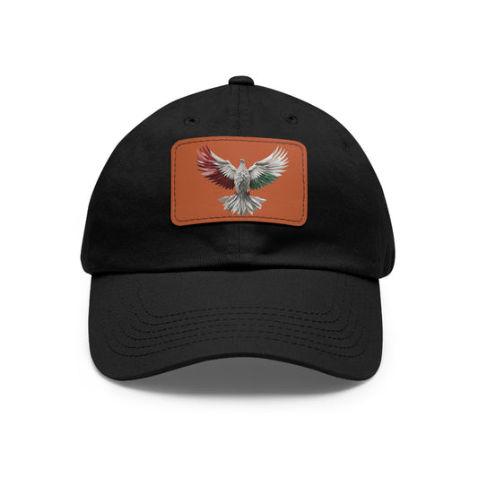 Dad Hat with Leather Patch, Unisex, free bird, Palestine, Resist, Arabic, Support the Cause in Style, Keffiyeh, Resistance, Free Palestine