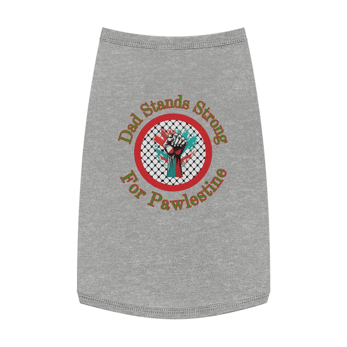 Dad Stands Strong Pet Tank Top