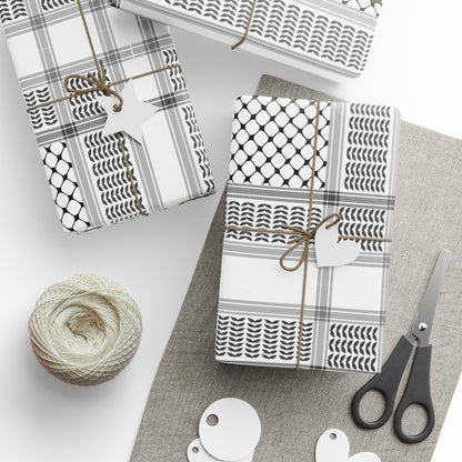 Wrapping Papers, Ramadan gift, Eid gift, holiday gift, Arabic, keffiyeh print, middle east