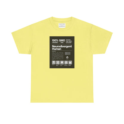 Neurodivergent Human Unisex Heavy Cotton Tee