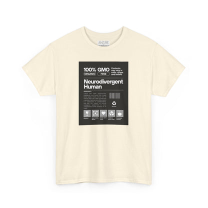 Neurodivergent Human Unisex Heavy Cotton Tee