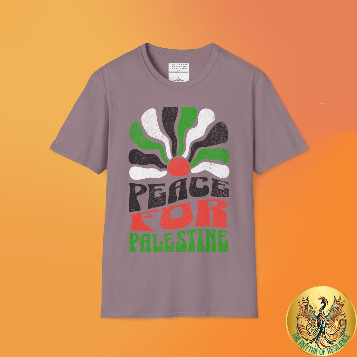 Peace for Palestine Unisex Softstyle T-Shirt