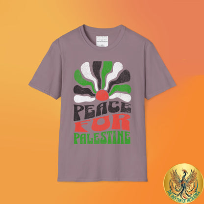 Peace for Palestine Unisex Softstyle T-Shirt