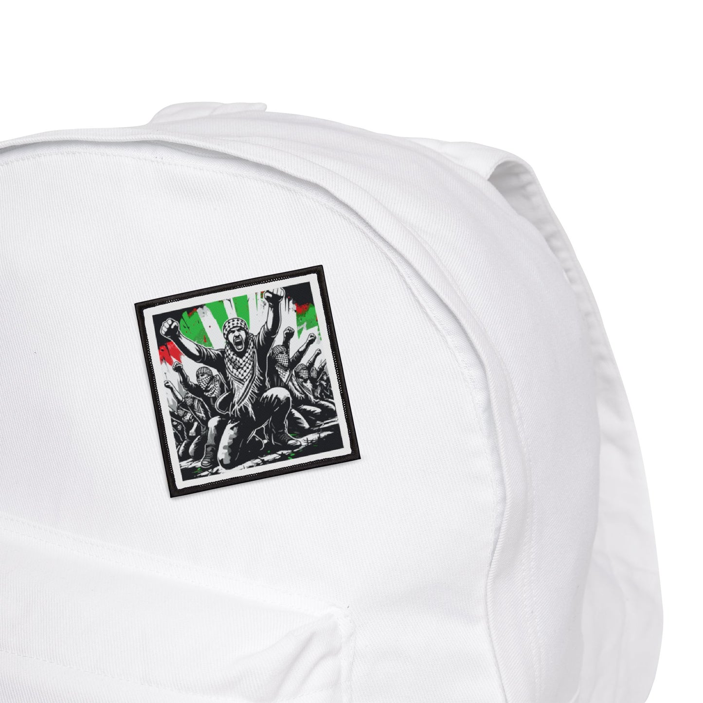 Iron-On Patches, Cease Fire Now Solidarity Humanity Palestine Support Patch,