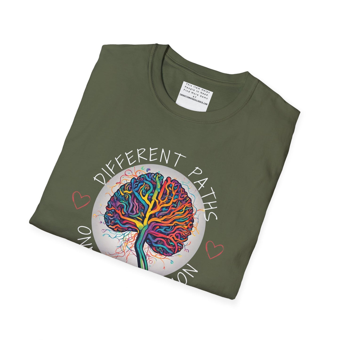 Divergent Routes, Shared Destination Unisex Softstyle T-Shirt