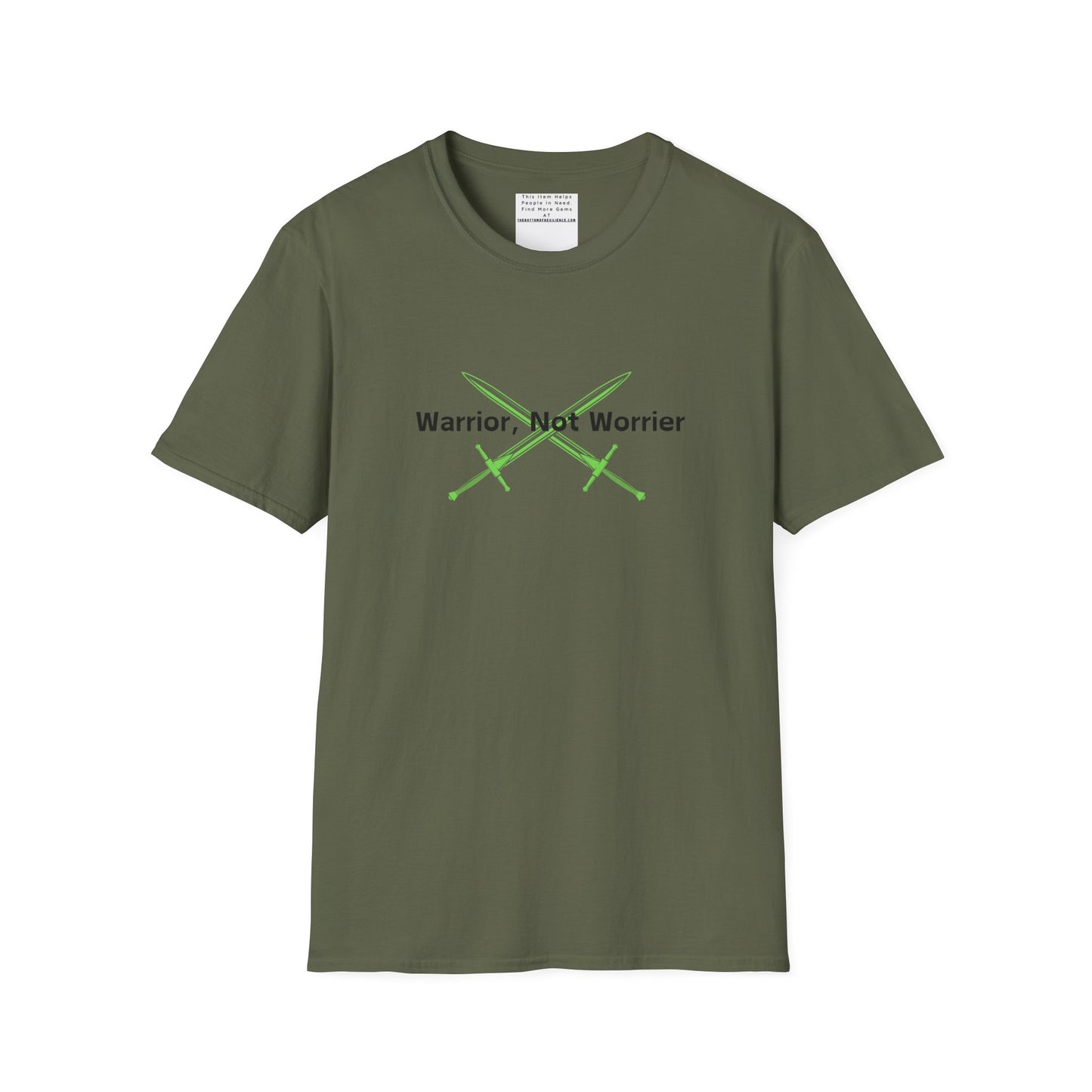 warrior not worries Unisex Softstyle T-Shirt
