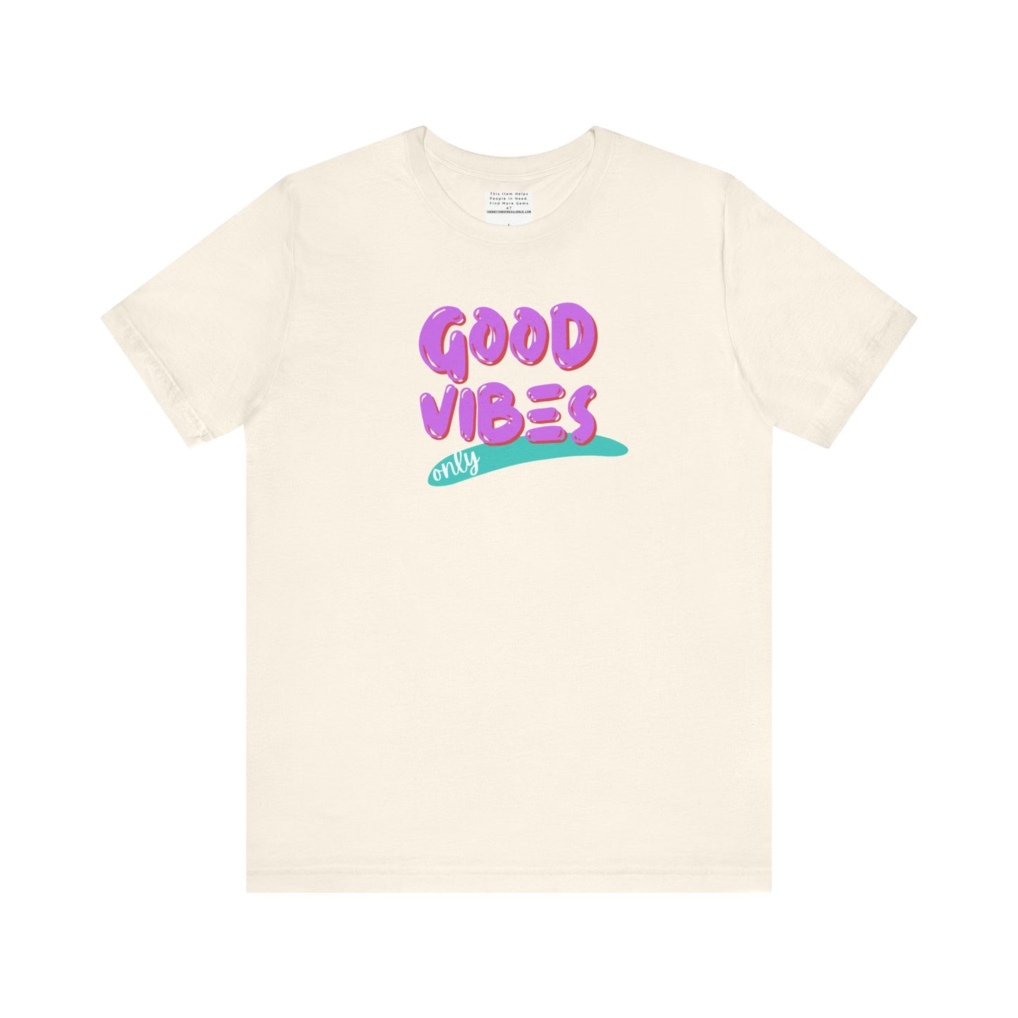 good vibes Unisex Jersey Short Sleeve Tee-mental health awareness month