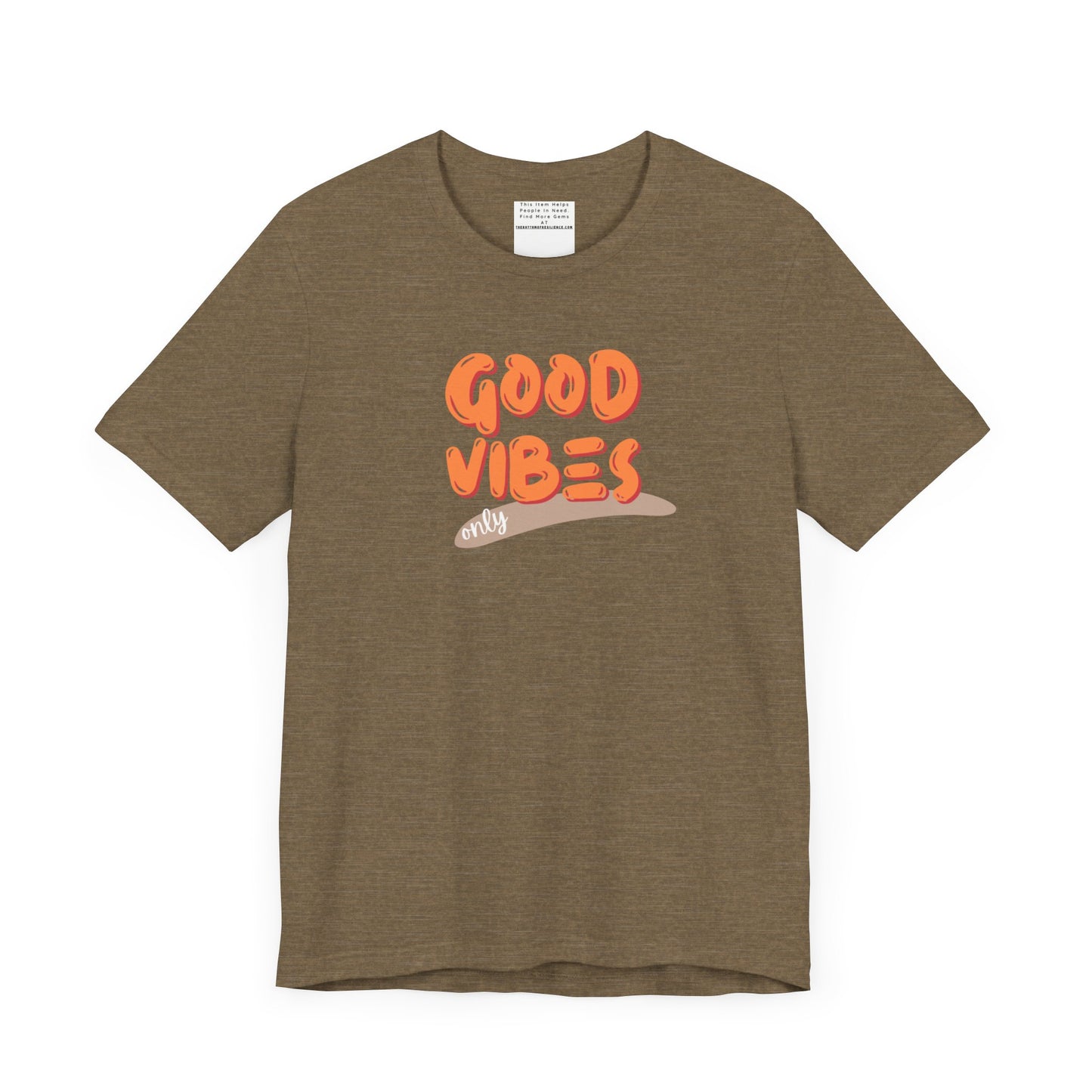 good vibes Unisex Jersey Short Sleeve Tee-mental health awareness month