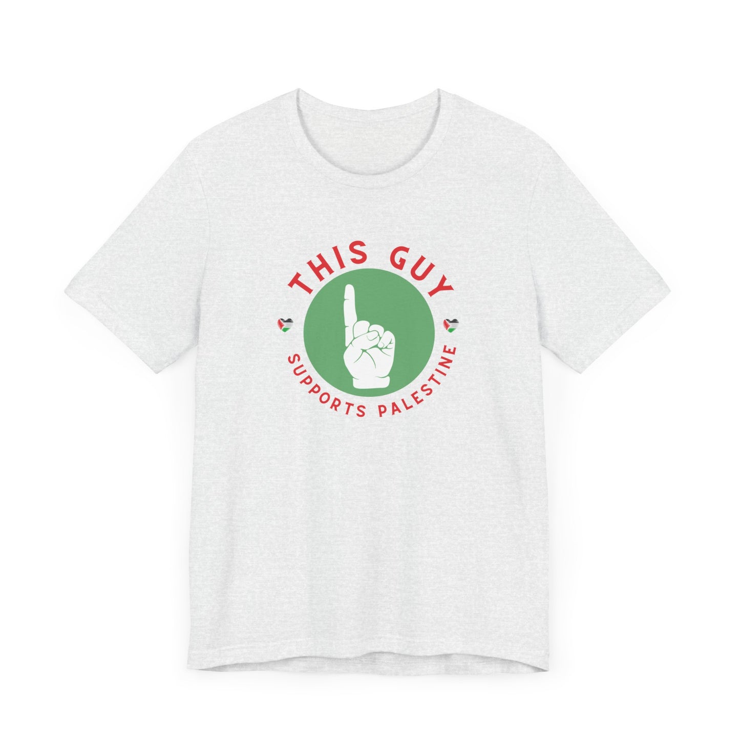 This Guy supports Palestine Unisex Jersey Short Sleeve Tee