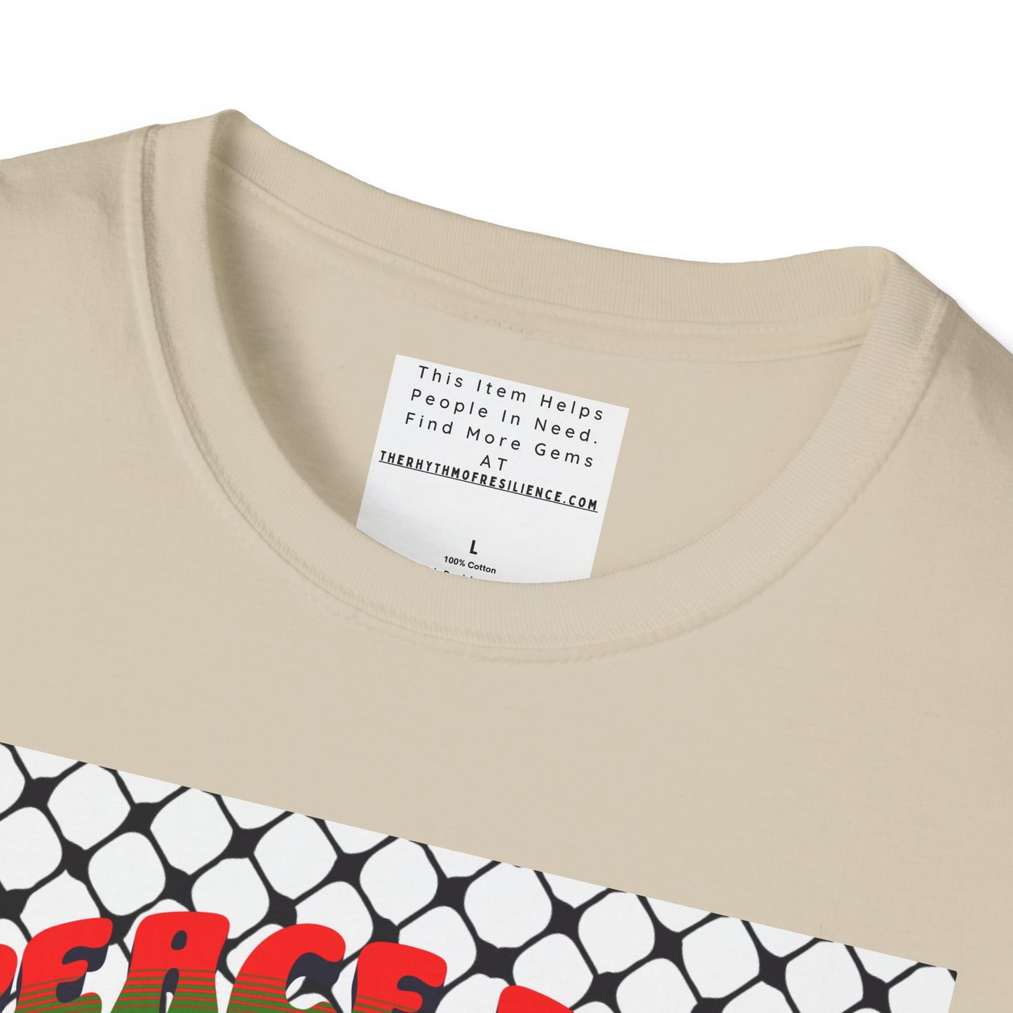 Peace for Palestine Unisex Softstyle T-Shirt