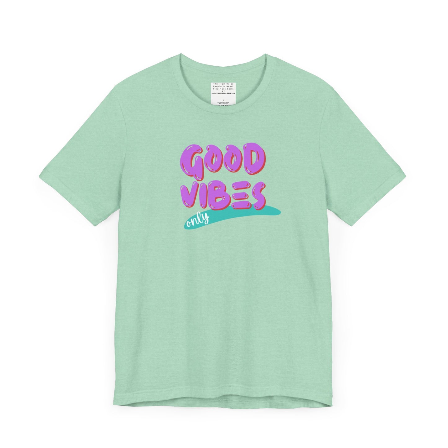 good vibes Unisex Jersey Short Sleeve Tee-mental health awareness month