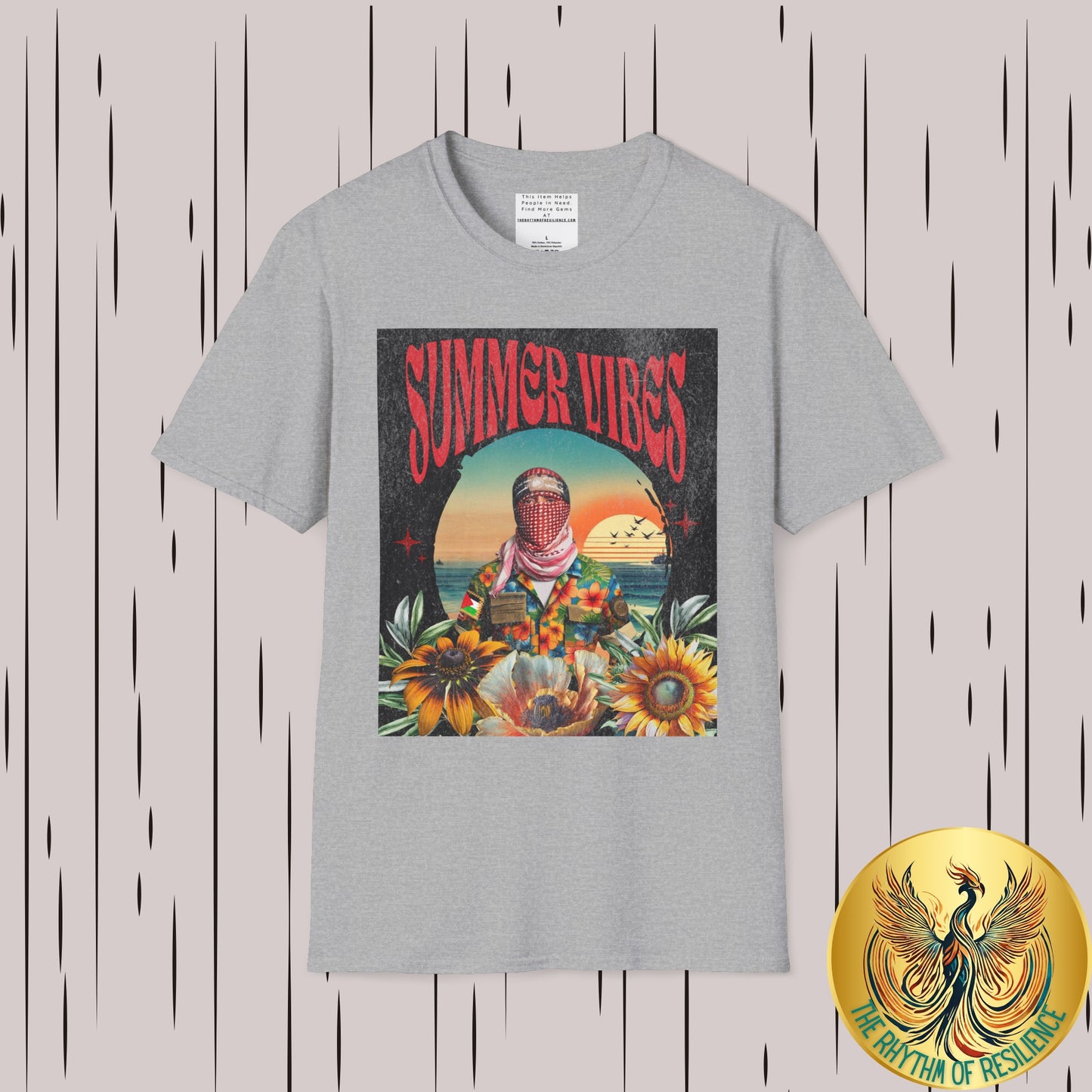 Summer vibes  Unisex Softstyle T-Shirt