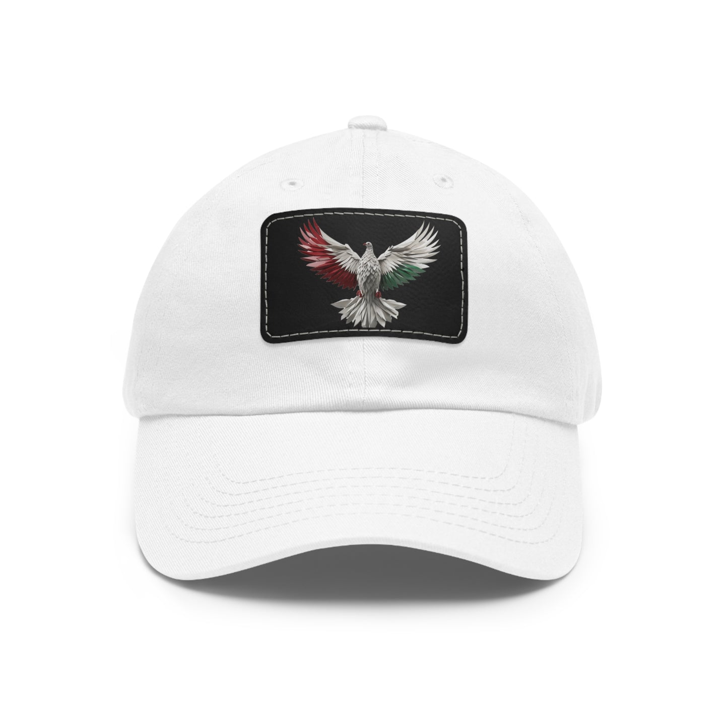 Dad Hat with Leather Patch, Unisex, free bird, Palestine, Resist, Arabic, Support the Cause in Style, Keffiyeh, Resistance, Free Palestine