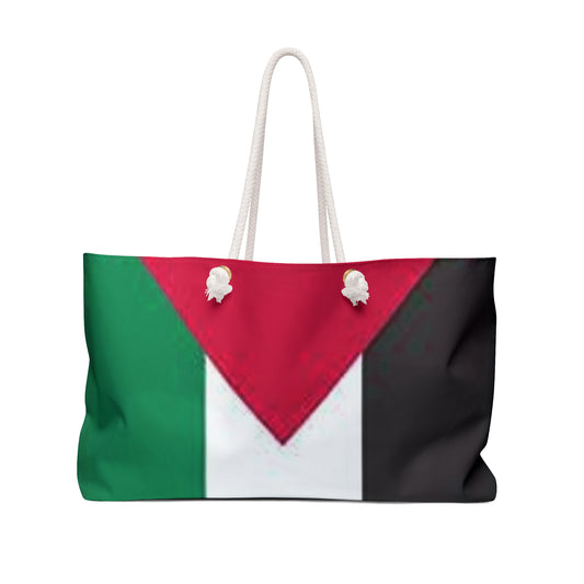 Weekender Bag Palestine, free Palestine, flag, Palestine flag