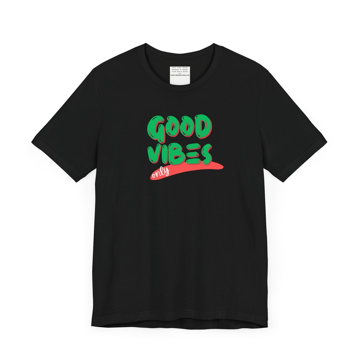 Good Vibes Unisex Jersey Short Sleeve Tee-mental health awareness month