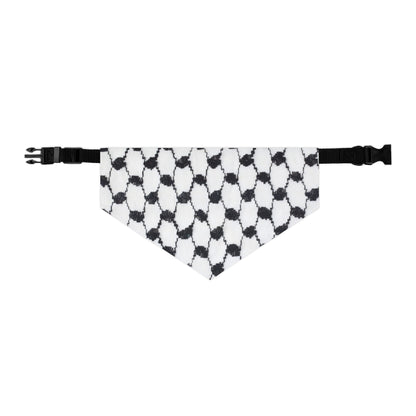 Pet Bandana Collar keffiyeh print