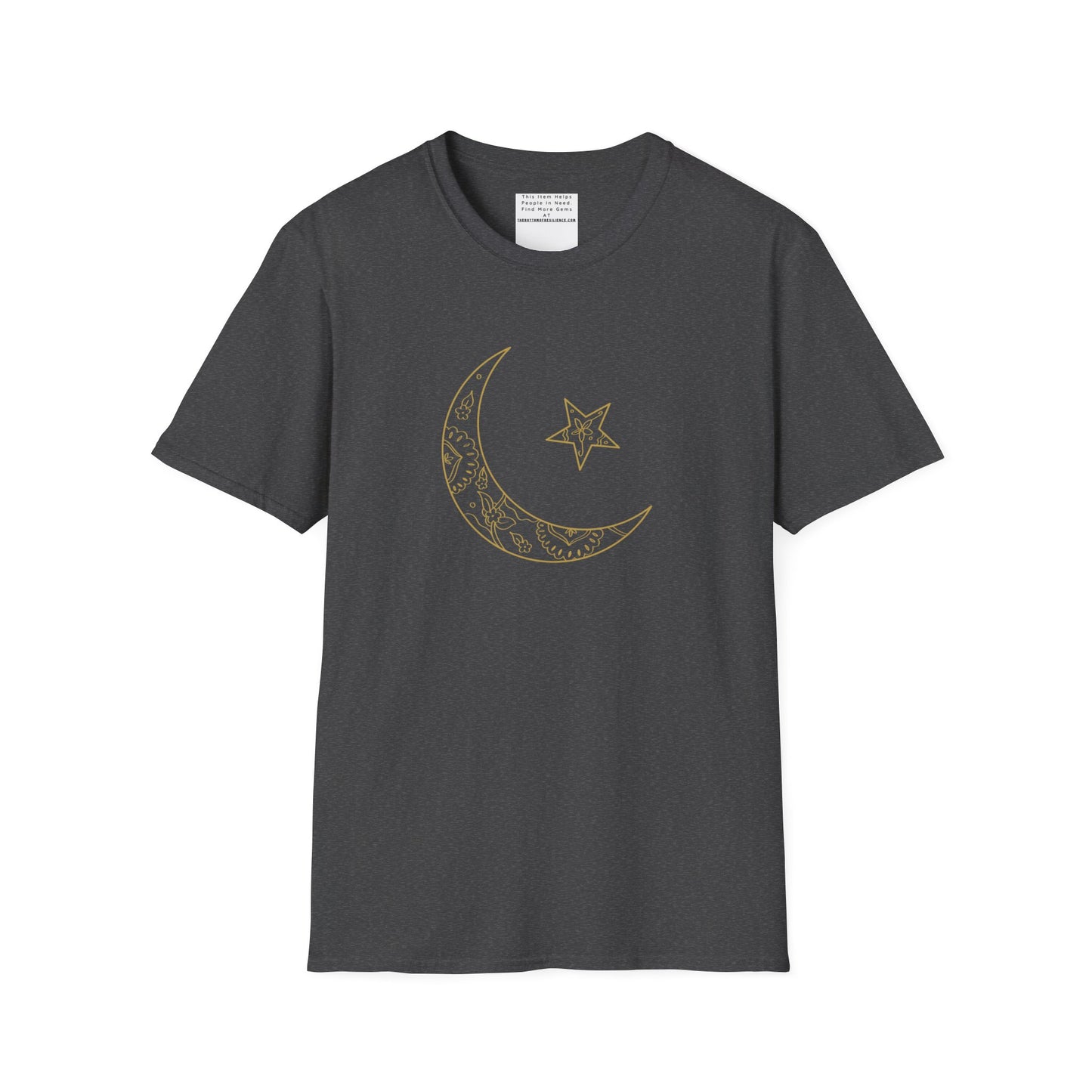 Unisex Heavy Cotton Tee, Islam shirt, shirt,  Islam, gift, Eid, holiday, beads, fasting, Arabi,  Arabic calligraphy, moon, star, crescent