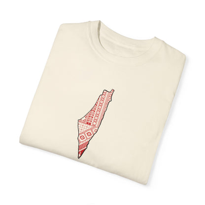 Unisex T-shirt, Arabic writing, Palestine map, Resist, Arabic, Support the Cause in Style, , Keffiyeh, Resistance, Free Palestine, tatreez