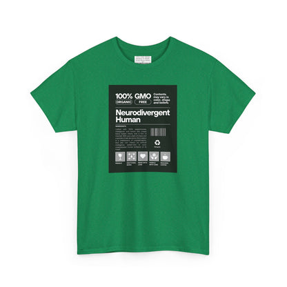 Neurodivergent Human Unisex Heavy Cotton Tee