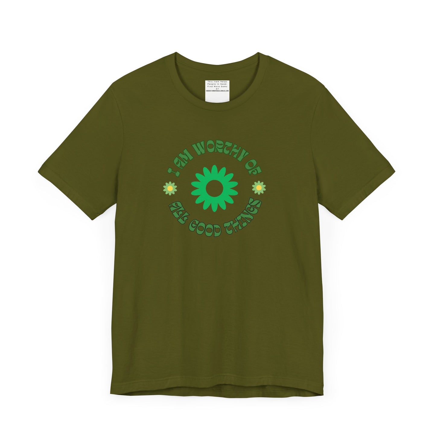 I AM Worthy u nisex Jersey Short Sleeve Tee-mental health awareness month