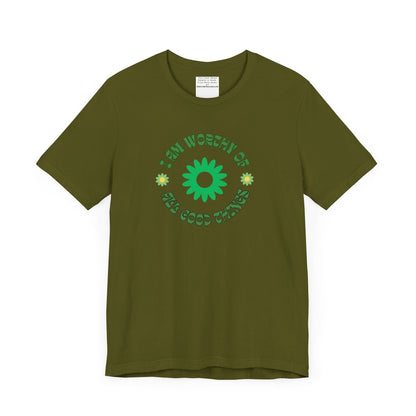 I AM Worthy u nisex Jersey Short Sleeve Tee-mental health awareness month