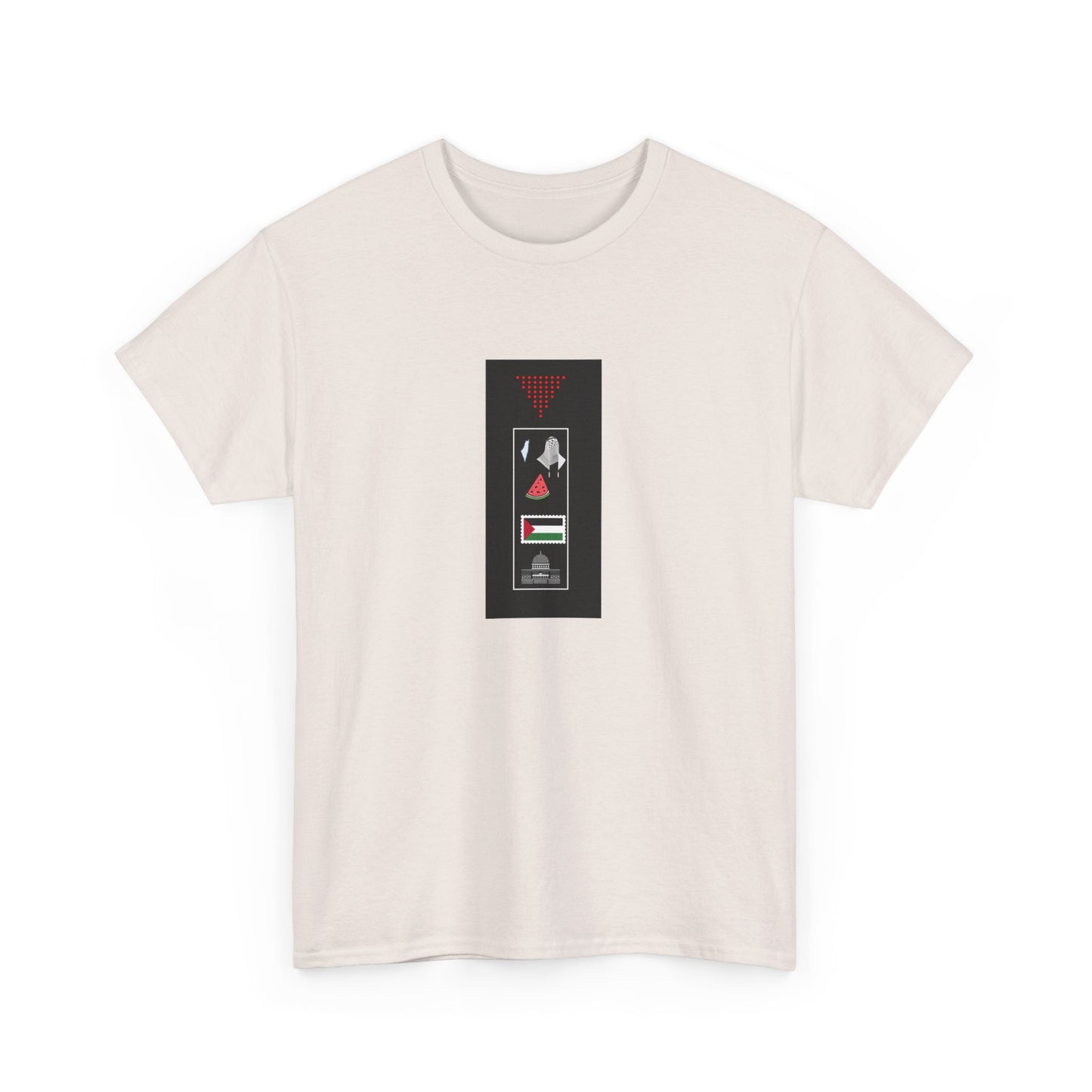 Palestine icon list Unisex Heavy Cotton Tee