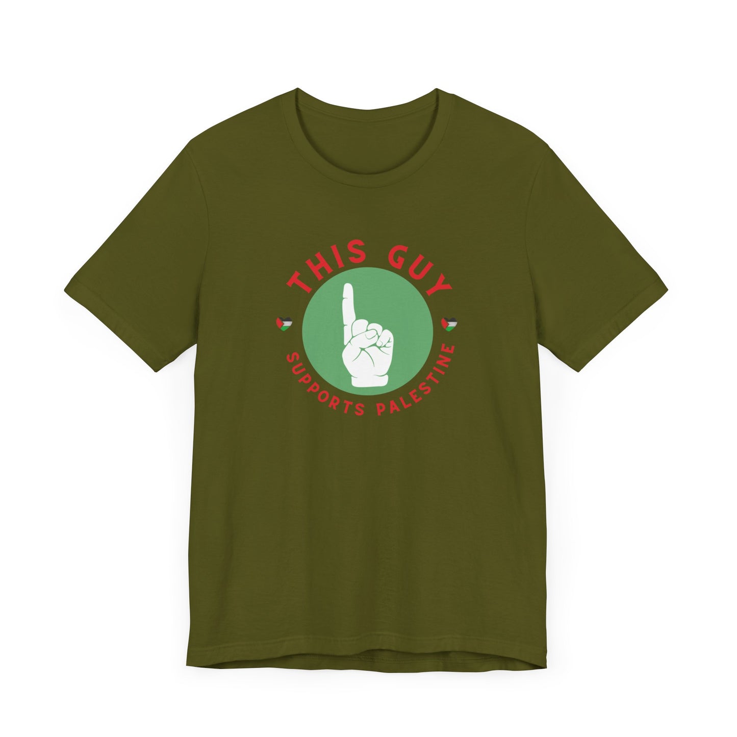 This Guy supports Palestine Unisex Jersey Short Sleeve Tee