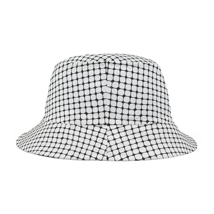 Black and White Kufiyah keffiyeh print Bucket Hat (AOP)