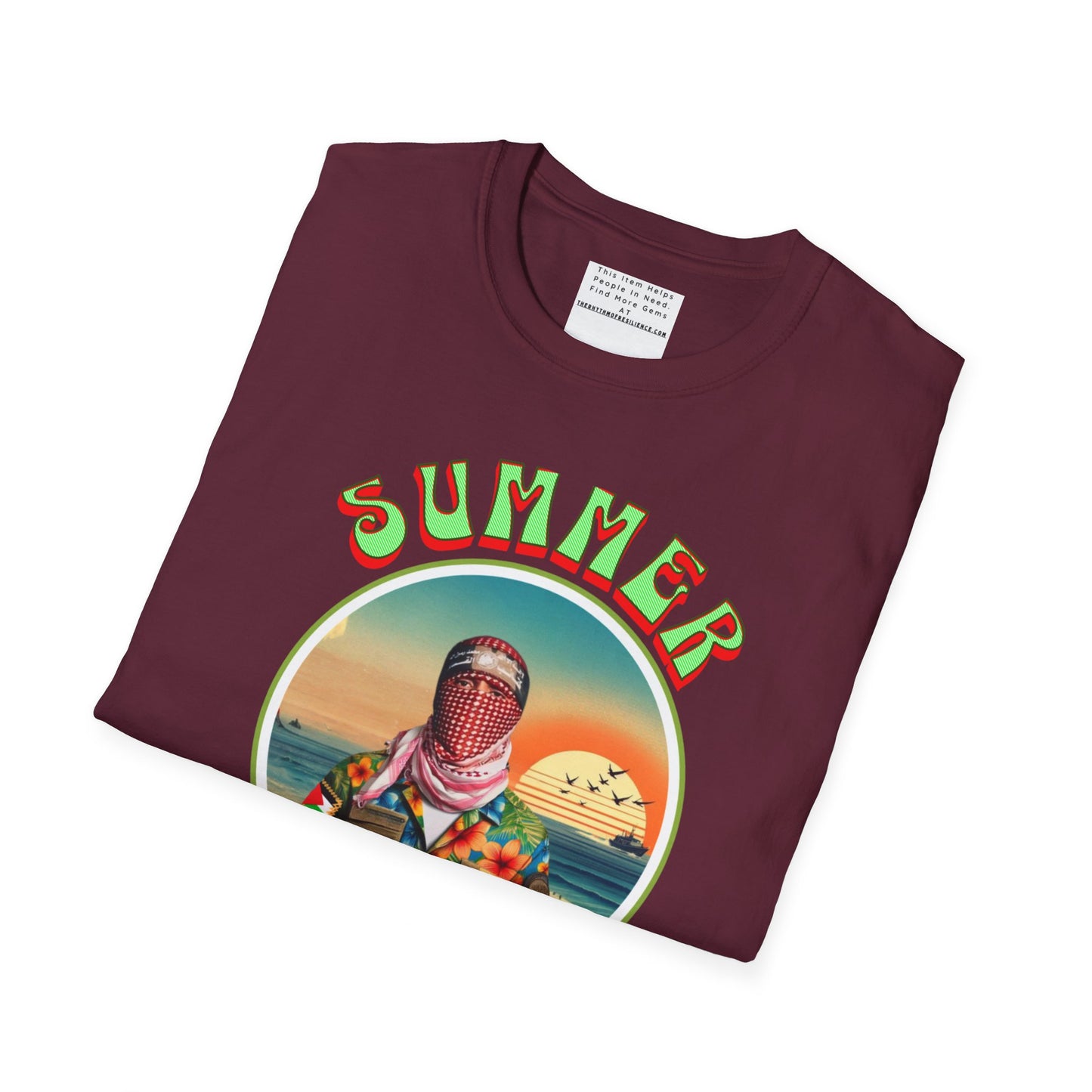 Summer vibes  Unisex Softstyle T-Shirt