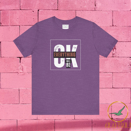 Everything will be ok Unisex Jersey Short Sleeve Tee-mental health awareness month
