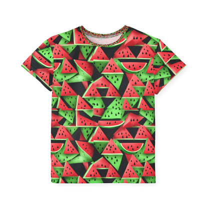 WATERMELON PRINT Kids Sports Jersey (AOP)