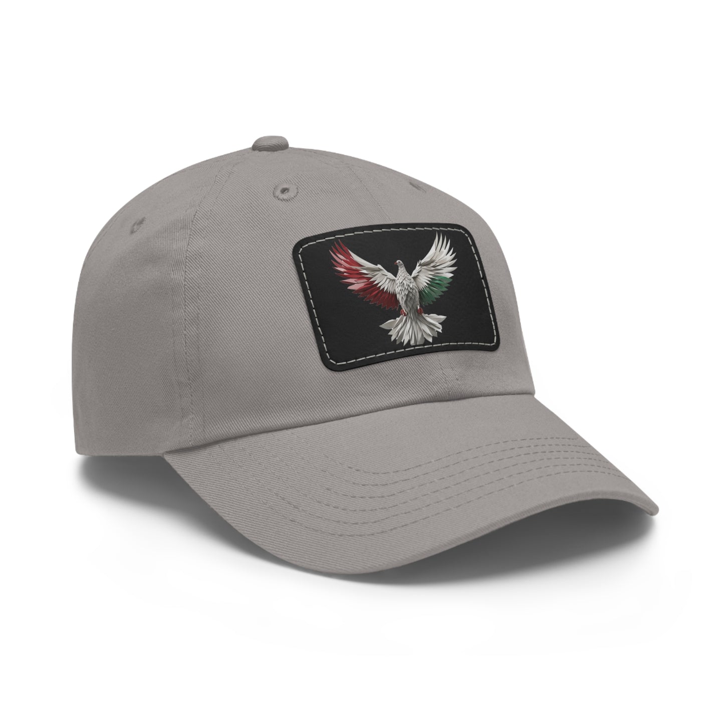 Dad Hat with Leather Patch, Unisex, free bird, Palestine, Resist, Arabic, Support the Cause in Style, Keffiyeh, Resistance, Free Palestine