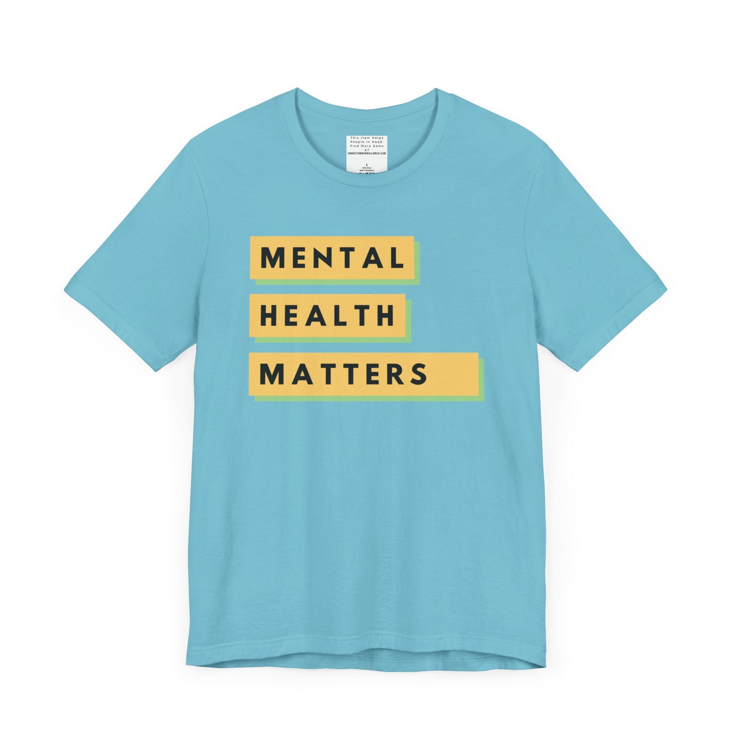 Mental Health Matters Unisex Jersey Short Sleeve Tee-mental health awareness month