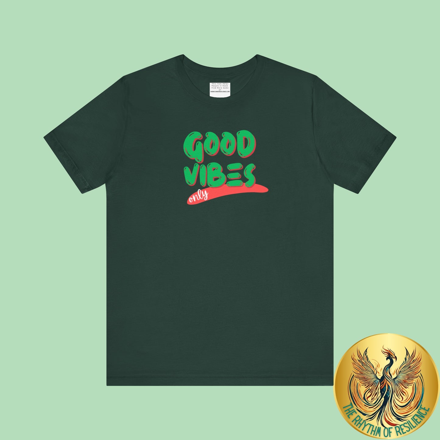 Good Vibes Unisex Jersey Short Sleeve Tee-mental health awareness month