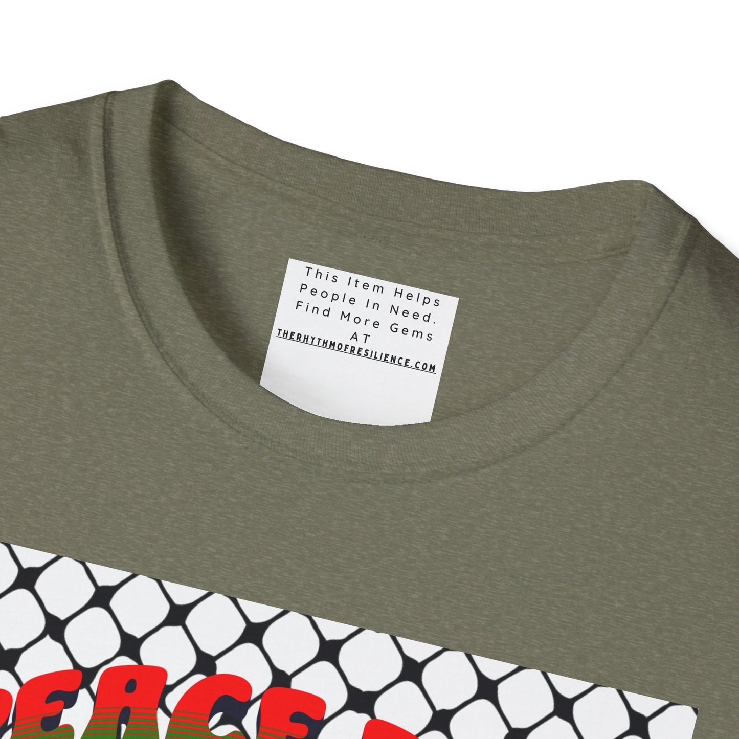 Peace for Palestine Unisex Softstyle T-Shirt