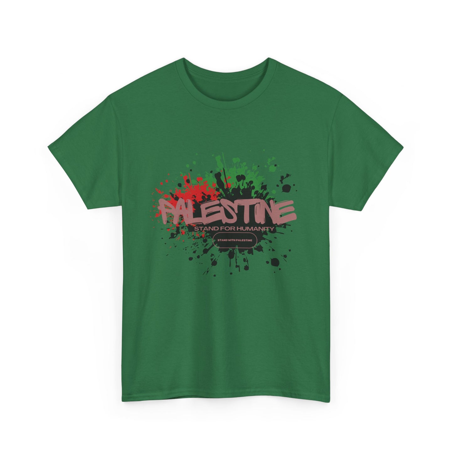 Unisex  Palestine Spring Splatter Heavy Cotton Tee